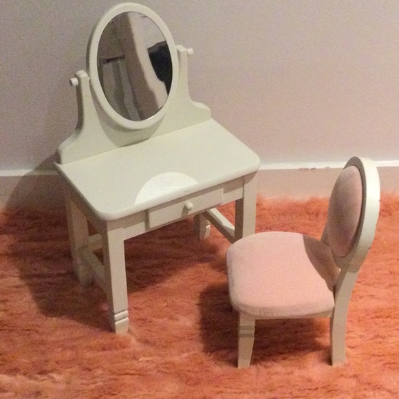 Doll Vanity and Chair - Picture 2 of 4